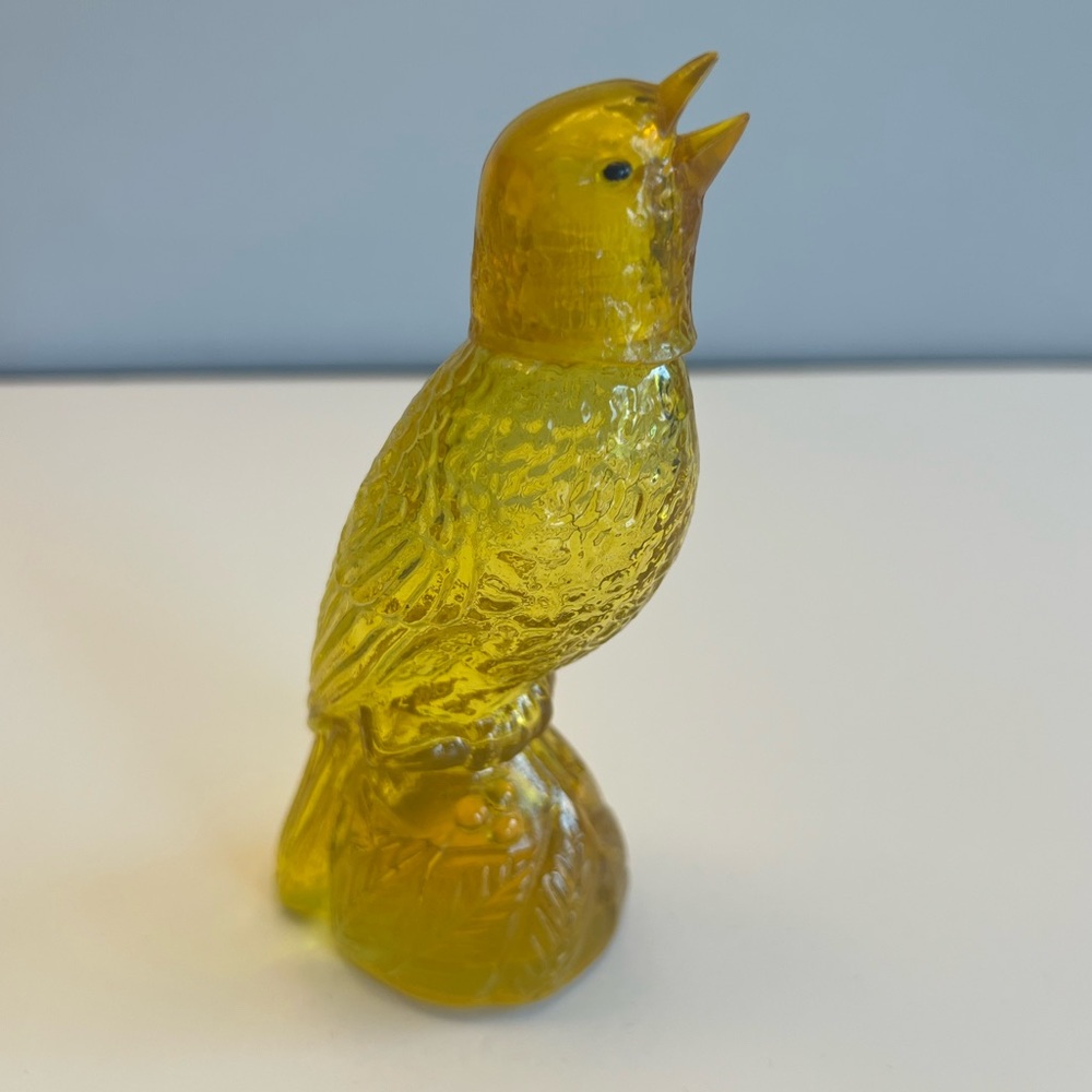 Vintage Avon Yellow Bird Perfume Bottle